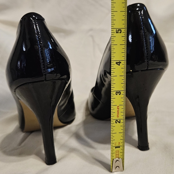 Nine West black patent stilettos - Picture 8 of 9